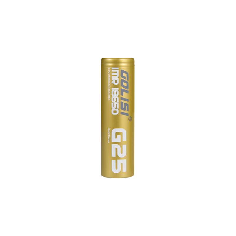 Golisi S25 - 18650 Battery - 2500mAh - Pack of 2 - Vape Club Wholesale